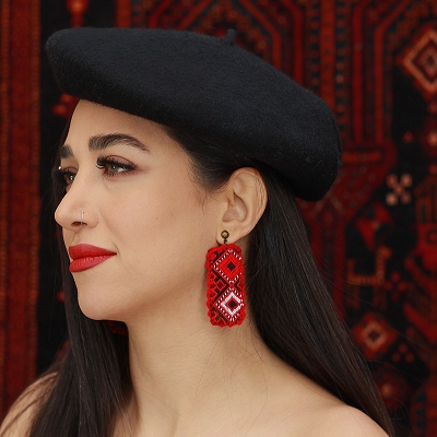 گوشواره سوزندوزی