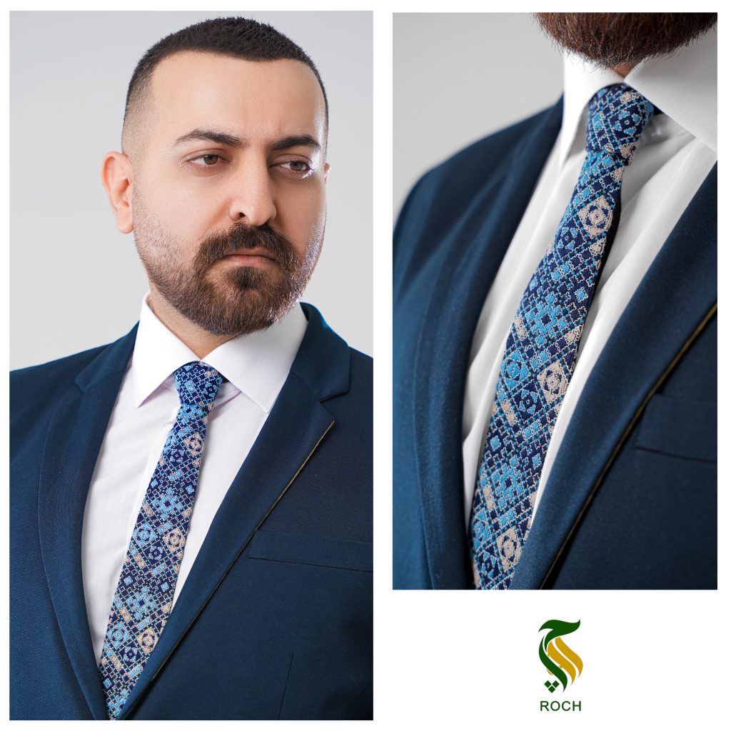 کراوات نقش‌سرمه